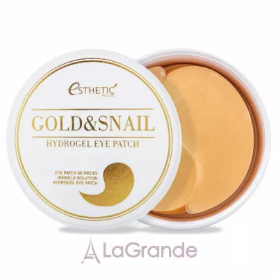 ֲ Esthetic House Gold & Snail Hydrogel Eye Patch ó        