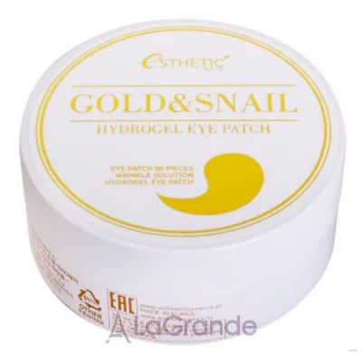 ֲ Esthetic House Gold & Snail Hydrogel Eye Patch ó        