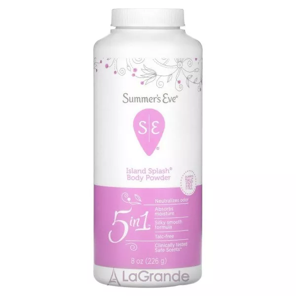 Summer's Eve 5 in 1 Island Splash Body Powder ����� ��� ���� 5 � 1