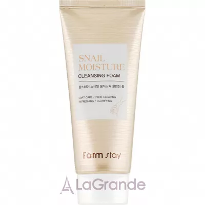 ֲ FarmStay Snail Moisture Cleansing Foam       