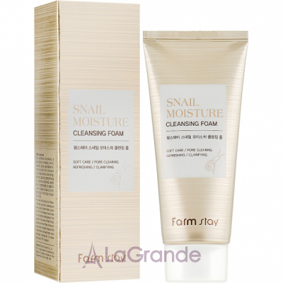 ֲ FarmStay Snail Moisture Cleansing Foam       