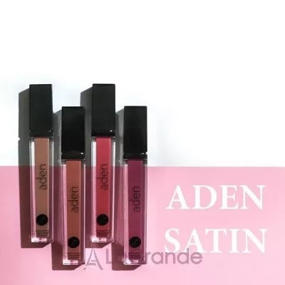  Aden Satin Effect Lipstick     