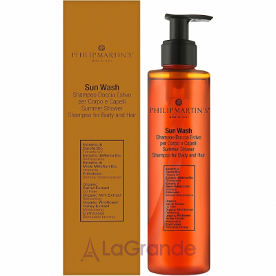 Philip Martin's Sun Wash Summer Shower Shampoo For Body And Hair -      