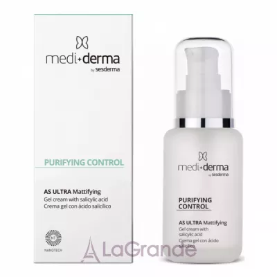 Mediderma Purifying Control AS Ultra Mattifying Gel Cream  -  