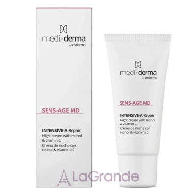 Mediderma SENS-AGE MD Intensive-A Repair Night Cream 0.25%        0.25%