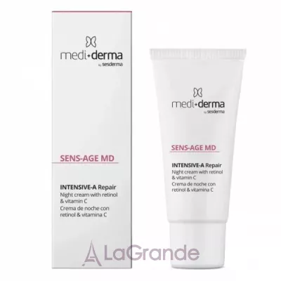 Mediderma SENS-AGE MD Intensive-A Repair Night Cream 0.25%        0.25%