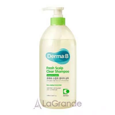 Derma:B Fresh Scalp Clear Shampoo Bergamot Green    