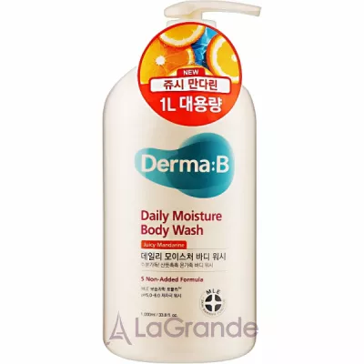 Derma:B Daily Moisture Body Wash Juicy Mandarin    