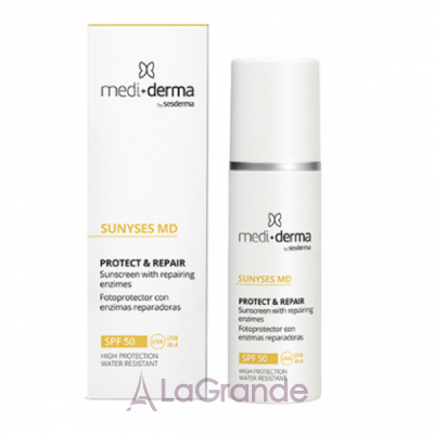 Mediderma Sunyses MD Protect & Repair Sunscreen with Reparing Enzymes Cream Gel SPF 50  - SPF 50
