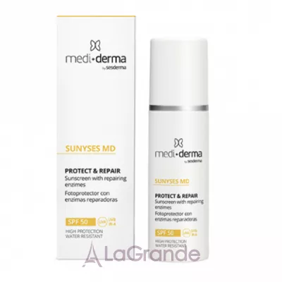 Mediderma Sunyses MD Protect & Repair Sunscreen with Reparing Enzymes Cream Gel SPF 50  - SPF 50