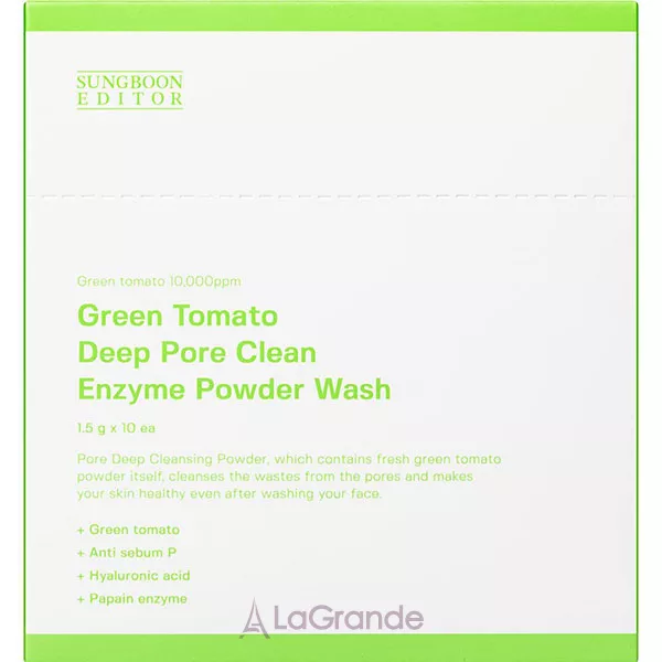 Sungboon Editor Green Tomato Deep Pore Clean Enzyme Powder Wash �������� ����� ��� �������� ������� ���� � ���������� �������� ��������