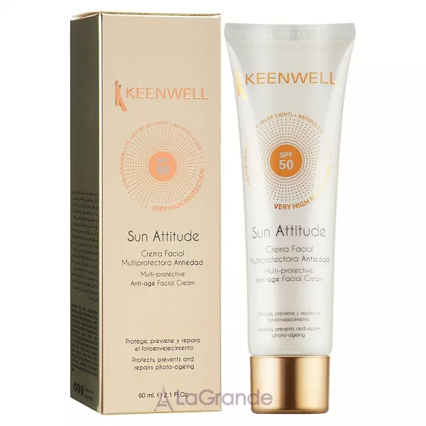 Keenwell Sun Attitude Multi-Protective Anti-Age Facial Cream SPF 50 �������������� ���������� ���� ��� ������� SPF50