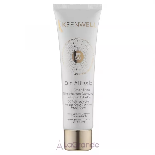 Keenwell Sun Attitude CC Multi-Protective Color Correcting Facial Cream SPF50 �������������� ������������� CC-���� �� ��������� �������