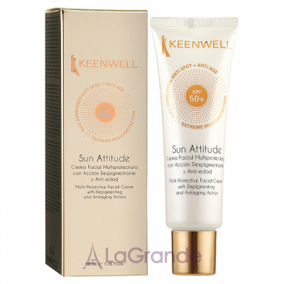 Keenwell Sun Attitude CC Multi-Protective Color Correcting Facial Cream SPF50         