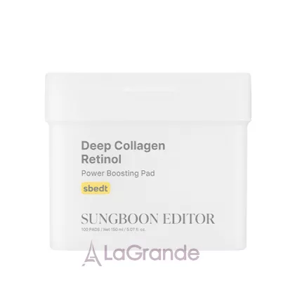 Sungboon Editor Deep Collagen Retinol Power Boosting Pad       