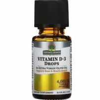 Nature's Answer Vitamin D-3 Drops 4000 IU ³���� D3 4000 ��
