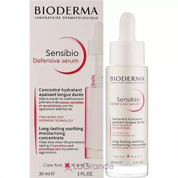 Bioderma Sensibio Defensive Serum Long-Lasting Soothing Moisturising Concentrate ������������� ��������� ��� ����