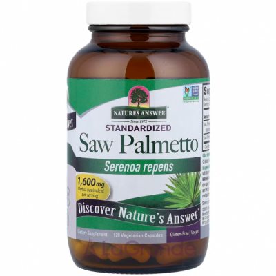 Nature's Answer Saw Palmetto Standardized 1600 mg   