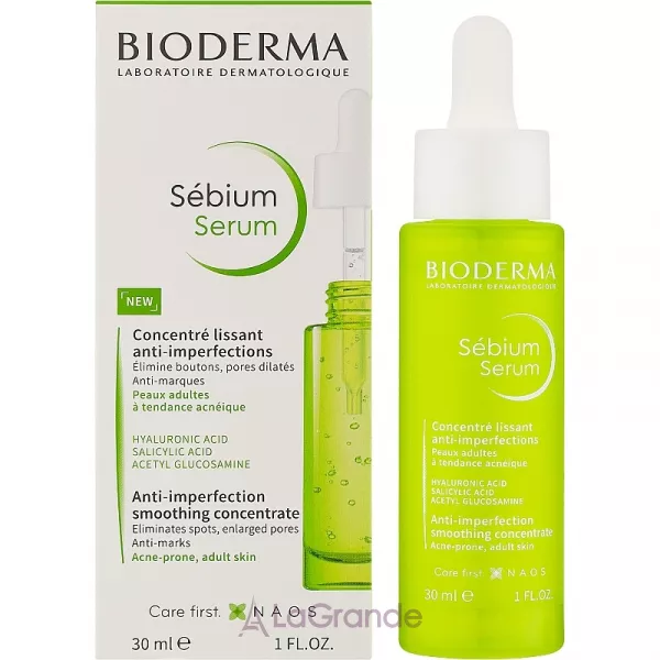 Bioderma Sebium Serum Anti-Imperfection Smoothing Concentrate �������������� ����������������� ��������� ������ �������������