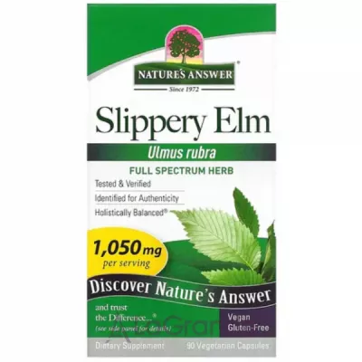 Nature's Answer Slippery Elm 1050 mg ĳ  