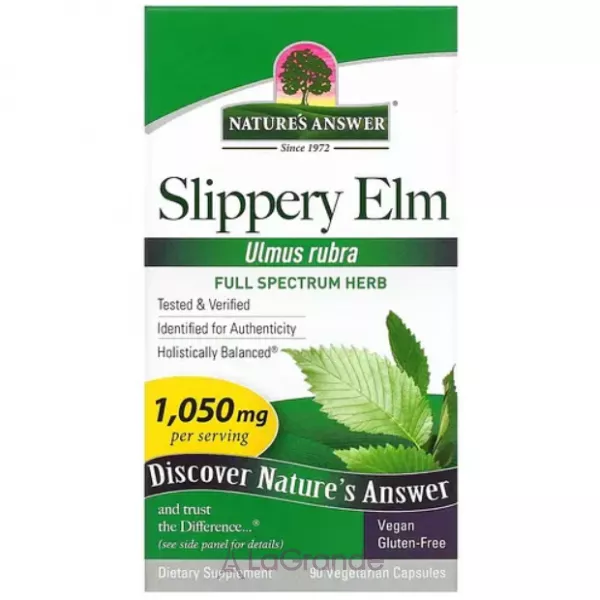 Nature's Answer Slippery Elm 1050 mg ĳ������ ������� 