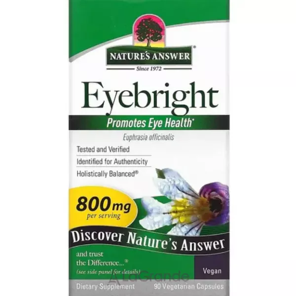 Nature's Answer Eyebright 800 mg ����������� ������� 