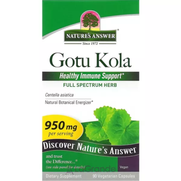 Nature's Answer Gotu Kola 950 mg ����������� ������� ��� ��������� ���������� 