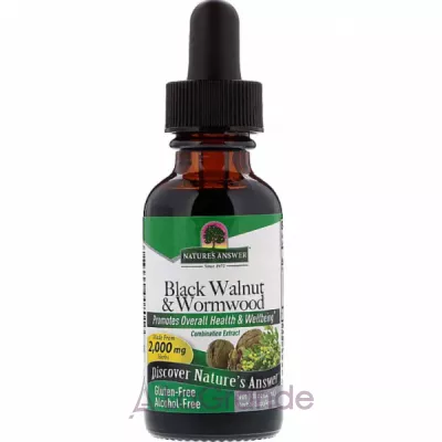 Nature's Answer Black Walnut and Wormwood   