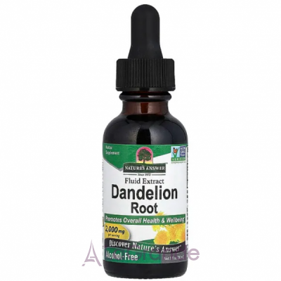 Nature`s Answer Dandelion Root Extract Alcohol-Free ĳ  