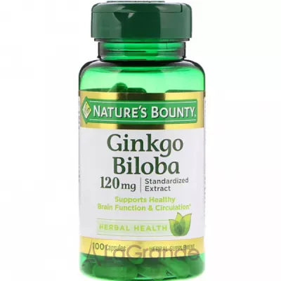 Nature's Bounty Ginkgo Biloba 120 mg ĳ  