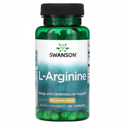 Swanson L-Arginine 500 mg  