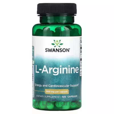 Swanson L-Arginine 500 mg  