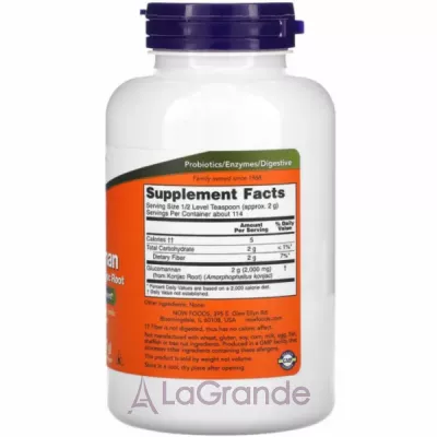 Now Foods Glucomannan Pure Powder ĳ  