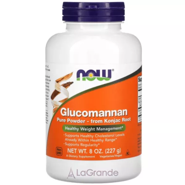 Now Foods Glucomannan Pure Powder ����������� ������� 