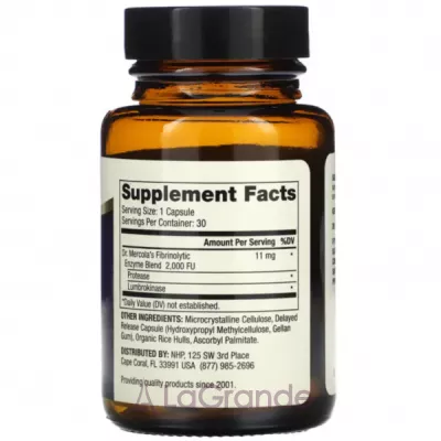 Dr. Mercola Lumbrokinase Enzymes ĳ  