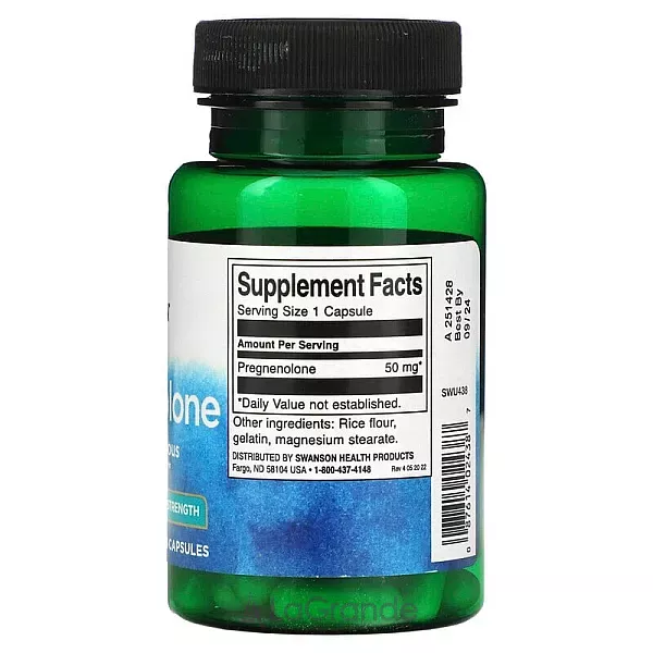 Swanson Pregnenolone 50 mg ����������� ������� ��� ����������� ������ ����� 