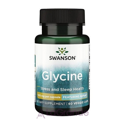Swanson Glycine 500 mg ĳ  