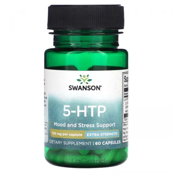 Swanson 5-HTP Extra Strength 100 mg ĳ������ ������� ��� �������� ��� 