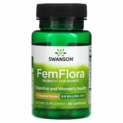 Swanson FemFlora Probiotic For Women 9.8 Billion CFU   , 9.8  