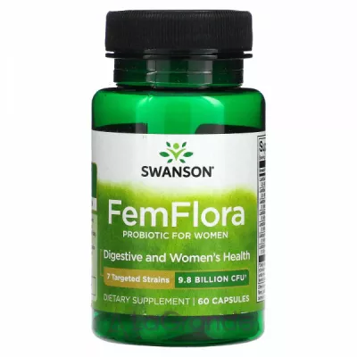 Swanson FemFlora Probiotic For Women 9.8 Billion CFU   , 9.8  