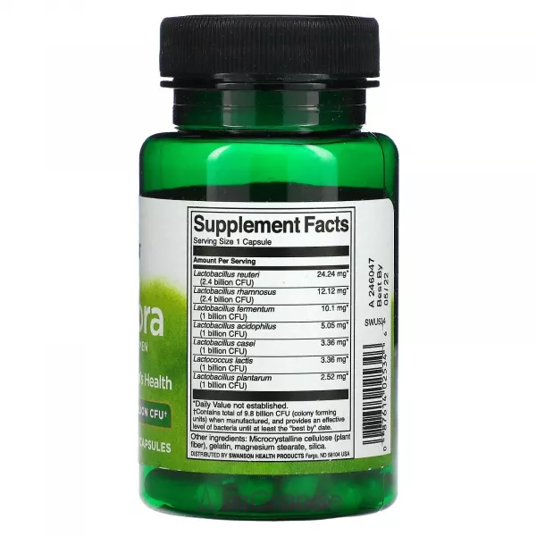 Swanson FemFlora Probiotic For Women 9.8 Billion CFU �������� ��� ����, 9.8 ���� ���