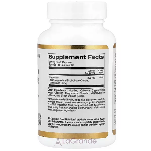 California Gold Nutrition Magnesium Bisglycinate ����������� ������� 