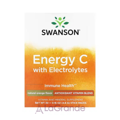 Swanson Energy C with Electrolytes Orange Flavor ĳ  