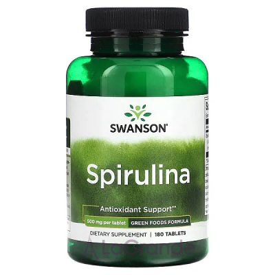 Swanson Spirulina 500 mg ĳ  