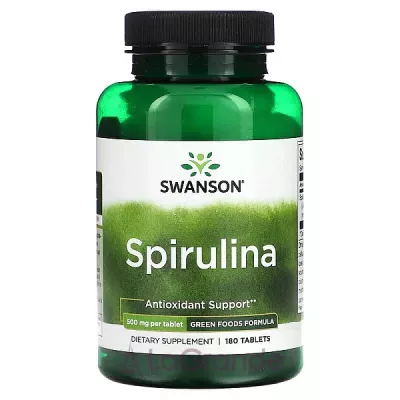Swanson Spirulina 500 mg ĳ  