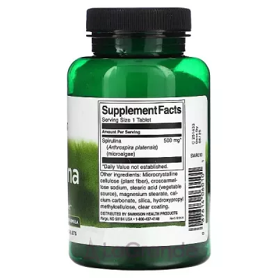 Swanson Spirulina 500 mg ĳ  