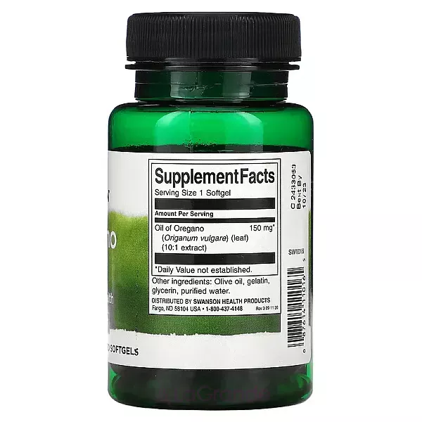 Swanson Oregano Oil ĳ������ ������� 