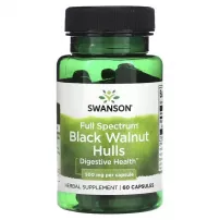 Swanson Black Walnut Hulls 500 mg ������� ������� "��������� ������� �����", 500 ��