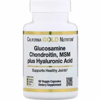 California Gold Nutrition Glucosamine Chondroitin, MSM plus Hyaluronic Acid ����������� ������� "����������, ����������, ��� � ������������ �������"