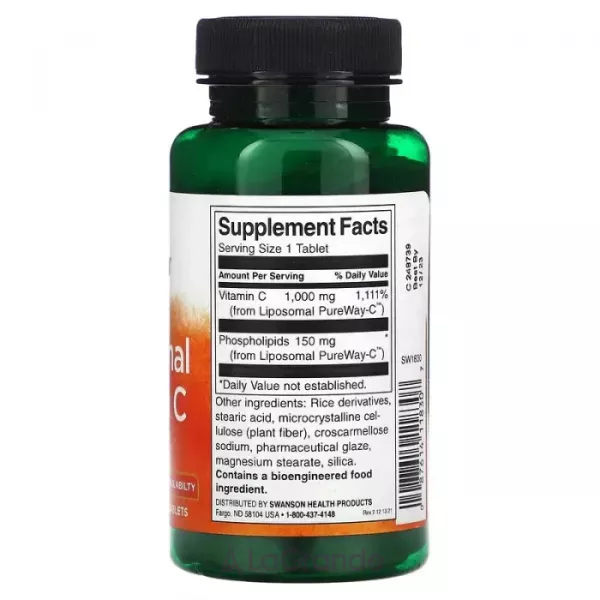 Swanson Liposomal Vitamin C 1000 mg ĳ������ ������� 